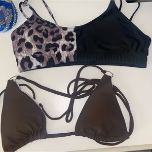 Two bathing suit tops from SHEIN both size small
